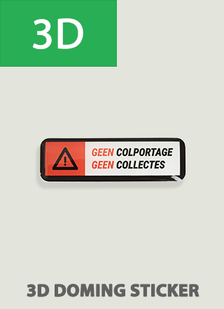 3D Anti colportage en collectes sticker